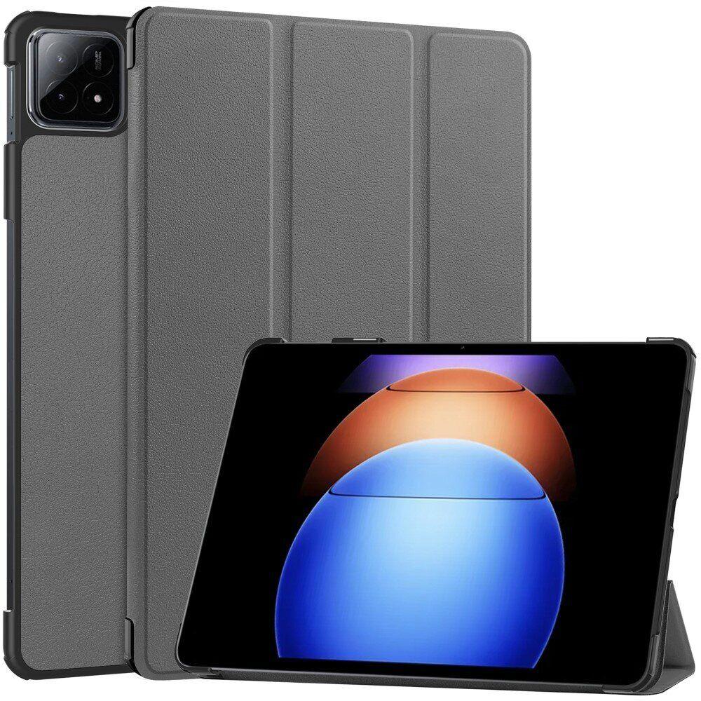 Чохол книжка Crazy Horse на Xiaomi Pad 6S Pro (12.4") / сірий