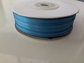 Стрічка атласна 3мм синя джинс
