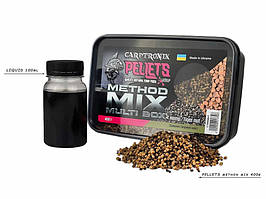 Пелетс Carptronik Multi BOX Метод Мікс + Ліквід (Конопля/Тигр.орех)