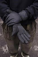 Перчатки мужские Point черные, пуховые перчатки, зимние теплые перчатки MIVAX