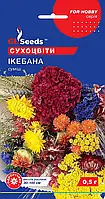 Сухоцвіти Ікебана прекрасна ексклюзивна суміш містить невибагливі різновиди, паковання 0,5 г