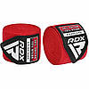 Бинти для боксу RDX RB Hand Wraps Combine 3 пари Red,Black,Blue (4.5м.), фото 8