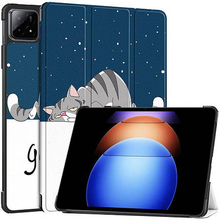 Чохол книжка Crazy Horse на Xiaomi Pad 6S Pro (12.4") / good night, фото 1