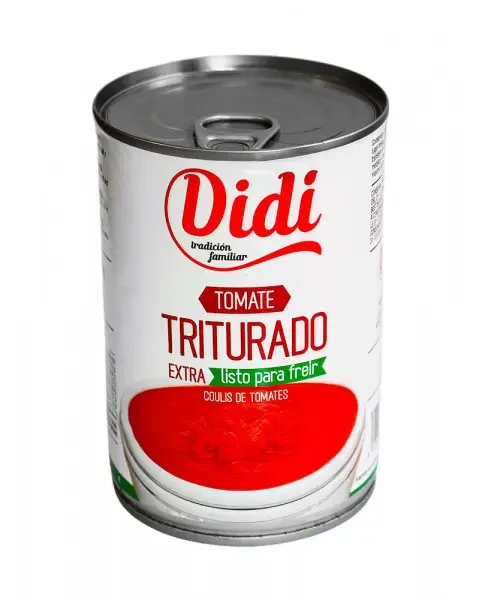 Подрібнені помідори в томаті Didi Tomate Triturado 400г. Італія, фото 1