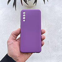 Чехол на Samsung Galaxy A50 Silicone Case сиреневый силиконовый / для Самсунг Гелекси А50