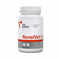 Vet Expert RenalVet Пищевая добавка для поддержания функции почек у кошек и собак, 60 капс.