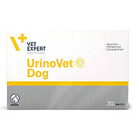 Vet Expert UrinoVet Dog Пищевая добавка для поддержания мочевыделительной функции у собак, 30 таб.