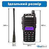Комплект Рація Baofeng UV-82 MK5, UHF/VHF, 8 Вт, 3800 мАг + Тангент + Гарнітура + Кабель для зарядки, фото 6