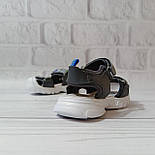 Дитячі літні сандалі в сірому кольорі для хлопчика, фото 4