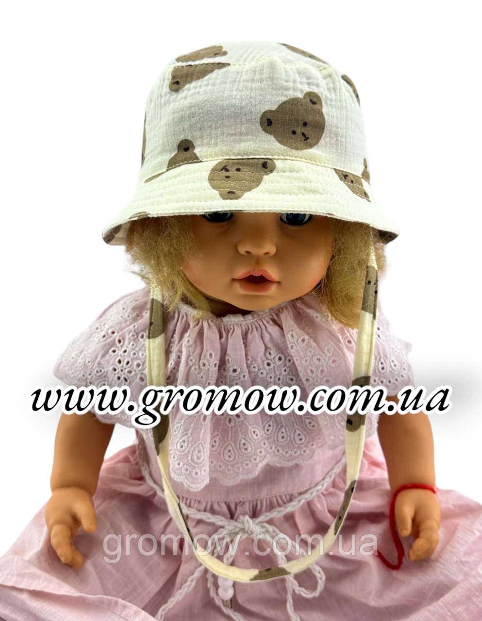 Оптом дитячі панамі 46, 48, 50, 52, 54 розмір муслін дитяча головні убори дитячі опт (ОП298), фото 1