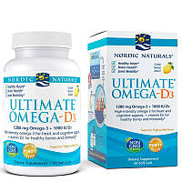 Жирные кислоты Nordic Naturals Ultimate Omega-D3, 60 капсул DS