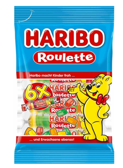 Haribo Roulette 6 x pack 150g 1/36