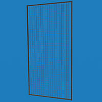 Сітка торговельна в рамці 100х180 см, осередок 50 мм, профіль 20 мм, чорна