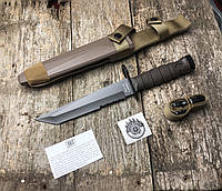 Нож тактический Ontario OKC 3S Bayonet, штык нож танто с серрейтором Combat M9