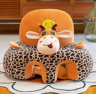 Мягкое детское плюшевое кресло, в форме Жирафы, Диван-сиденье для учебы, кормление малыша