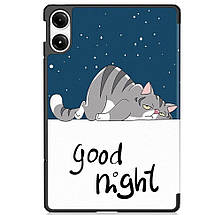 Чехол книжка Crazy Horse на Xiaomi Redmi Pad Pro (12.1") / good night, фото 4