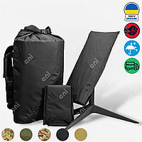 Сумка рюкзак для Старлинк Starlink V2 (в комплекте 2 подсумка) мультикам, пиксель, олива, хаки, койот, чёрный Чёрный