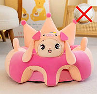 Мягкое детское плюшевое кресло, в форме Свинки, Диван-сиденье для учебы, кормление малыша