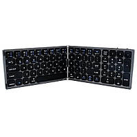 Клавиатура складная беспроводная RIAS R-87 Bluetooth Grey (3_04890)