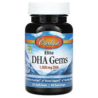 Carlson Elite DHA Gems 1,000 mg 30 капсул CAR-16900 PS