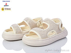 Дитяче літнє взуття гуртом. Дитячі босоніжки 2024 бренда Clibee — Doremi для дівчаток (рр. з 31 по 37)