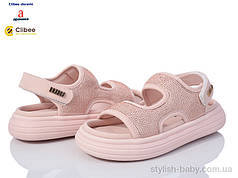 Дитяче літнє взуття гуртом. Дитячі босоніжки 2024 бренда Clibee — Doremi для дівчаток (рр. з 31 по 37)