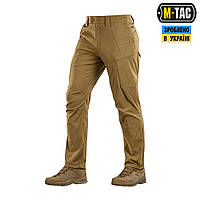 Тактические штаны M-TAC SAHARA FLEX LIGHT COYOTE, мужские военные штаны рип-стоп койот для зсу