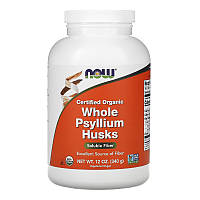 Клетчатка семян подорожника NOW Whole Psyllium Husks Certified Organic (340 г)