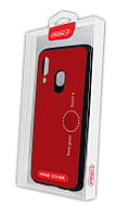 Чехол Intaleo (Real Glass) Samsung A40 (красный) (1283126493300)