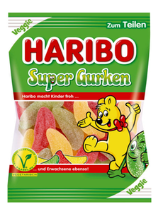 Haribo Super Gurken Veggie 175g 1/15