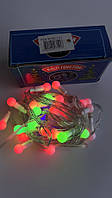Гірлянда нитка Матова кулька 28LED 5м RGB