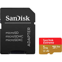 Карта памяти SanDisk 1TB microSD class 10 UHS-I U3 V30 Extreme SDSQXAV-1T00-GN6MA l