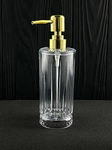 Прозорий флакон 300 мл із дозатором кришталевої форми для дому, органайзер для ванної кімнати