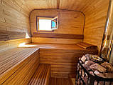 Дерев'яна мобільна Баня-Квадро квадро 4 метри "LNK", фото 5