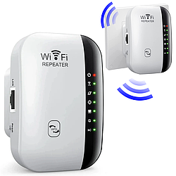 Підсилювач wifi до 300 Мбіт/с, 2,4G, МТ02 / Підсилювач сигналу вайфай / Ретранслятор wifi