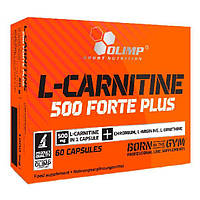 Жиросжигатель Olimp L-Carnitine 500 Forte Plus Sport Edition, 60 капсул CN2584 VH