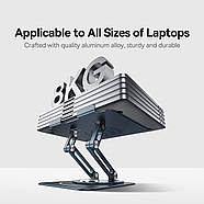 Підставка столик для ноутбука BASEUS UltraStable Pro Series (Three-Fold Version) (сірий), фото 7