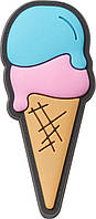 Jibbitz для сабо Crocs джиббитс Ice Cream Cone( Мороженое в стаканчике)