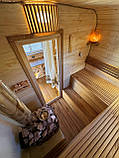 Дерев'яна мобільна Баня-Квадро квадро 4 метри "LNK", фото 4