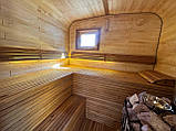 Дерев'яна мобільна Баня-Квадро квадро 4 метри "LNK", фото 7