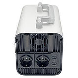 Портативна зарядна станція 600W/1000W(Max) 220V (577.2Wh) 14.8V/З9Ah (156 000mAh/З.7V) PROTESTER PRO-PS600D, фото 2