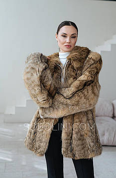 Універсальна шубка принтова