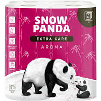 Туалетная бумага Сніжна Панда Extra Care Aroma 4 слоя 8 рулонов 4820183970657 l