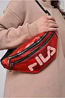 Стильная женская сумка Fila. Стильная поясная сумка. Брендовая сумка бананка.