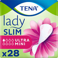 Урологические прокладки Tena Lady Slim Ultra Mini 28 шт. 7310791247649/7322541116082 l