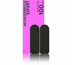 Клейові змінні файли для педикюрної тертки Wonderfile Expert 100 грит, 30 шт.