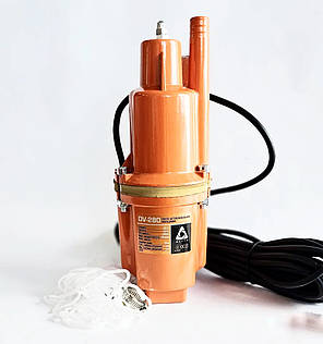 Вібраційний насос (70м | 1,5 м/ч ) з верх. забором DELTA DV-280 +10м кабелю (Польща), фото 1