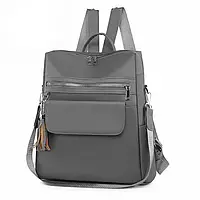Женский рюкзак повседневный сумка Balina серый нейлон