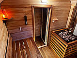 Дерев'яна мобільна Баня-Квадро "Трансформер" 7 метрів. Стіл трансформується у ліжко, фото 9