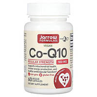 Натуральная добавка Jarrow Formulas Co-Q10 100 mg, 60 вегакапсул CN14293 PS